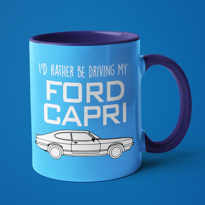 I’d rather be driving my Ford Capri Classic Mug