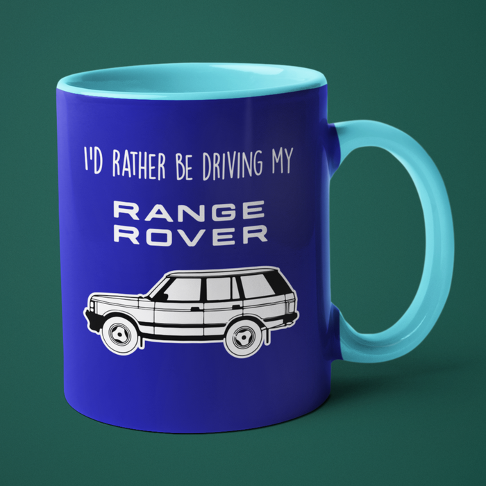 I’d rather be driving my Range Rover Mug