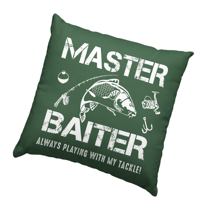 Master Baiter Fishing Humour Soft Touch Cushion
