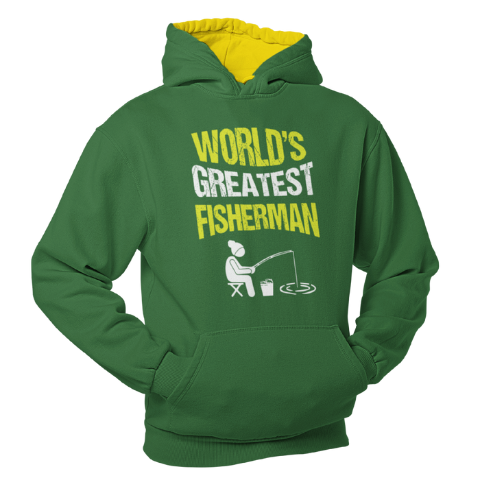 World's Greatest Fisherman.  Fishing Humour Hoodie