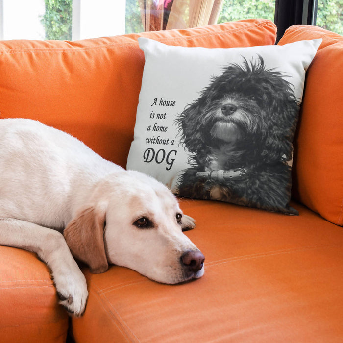 A House Is Not A Home Without A Dog Cushion