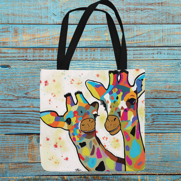 Giraffes by SJH Art Tote Bag