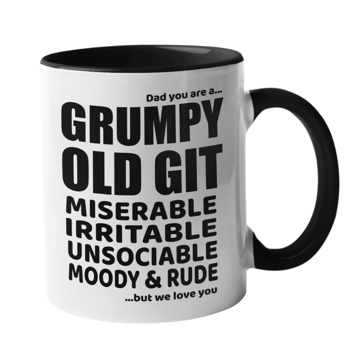 Dad you are a... Grumpy Old Git Mug
