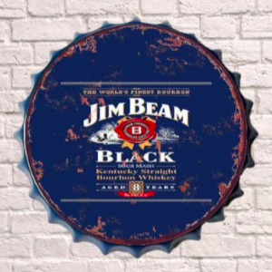 Jim Beam Giant 30cm Bottle Top Wall Sign