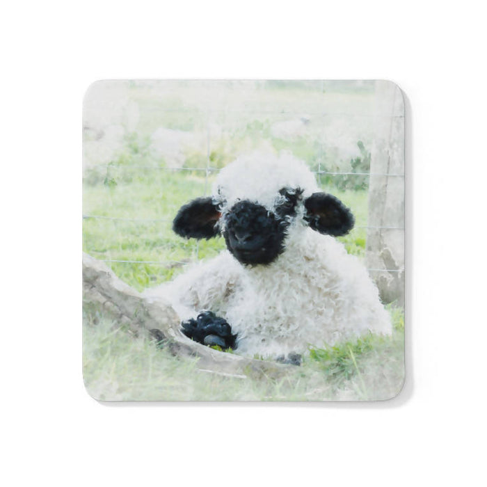 Valais Blacknose Lamb Coaster