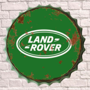Land Rover Giant 30cm Bottle Top Wall Sign