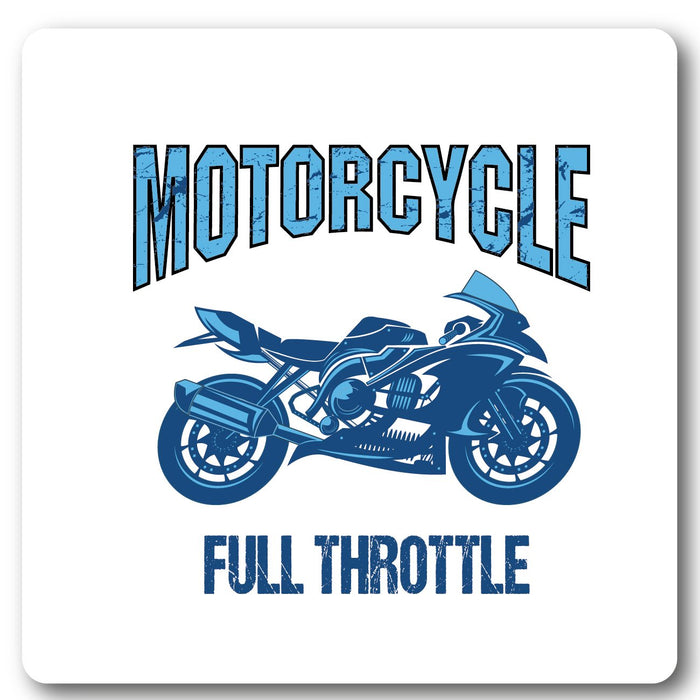 Motorcycle Full Throttle, Motorcycle Metal Wall Sign