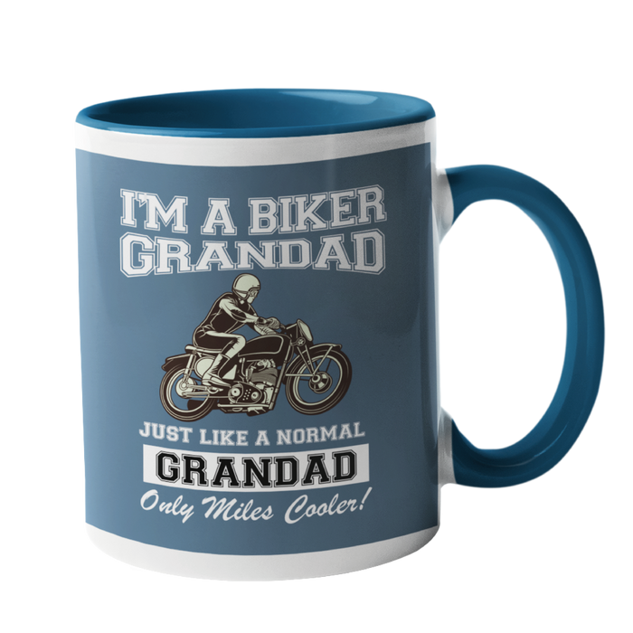 Biker Grandad Motorbike Mug
