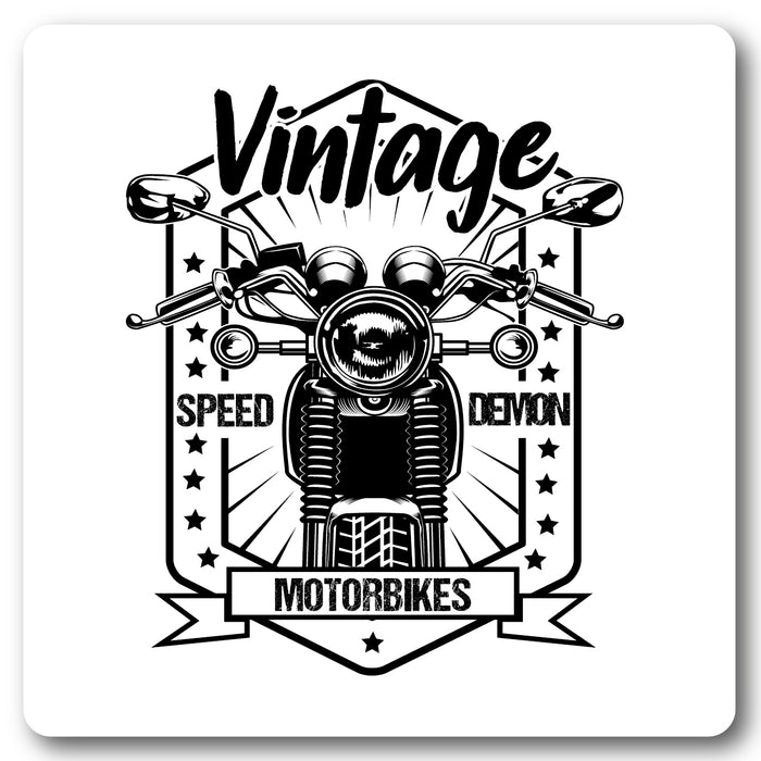 Vintage Speed Demon , Motorcycle Metal Wall Sign