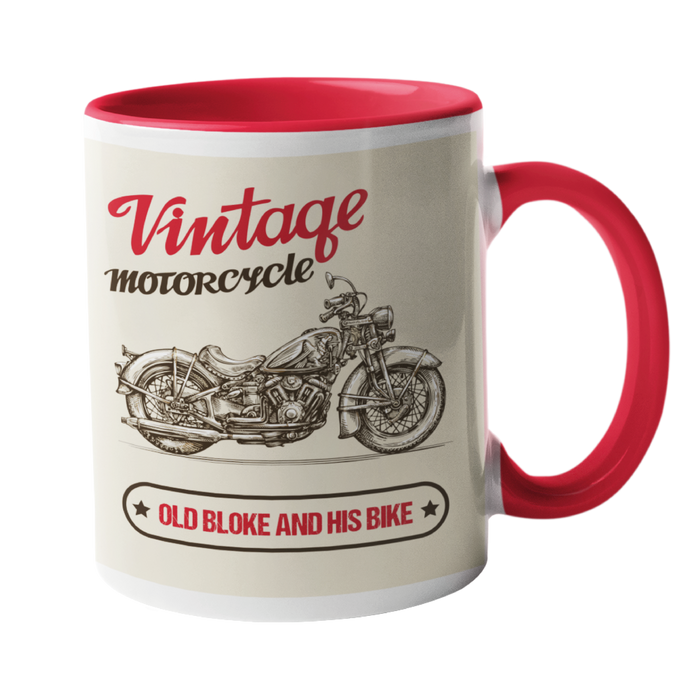 Vintage Motorcycle Motorbike Mug