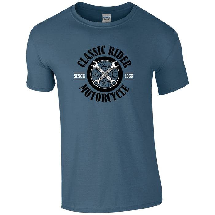Classic Rider 1966 Motorcycle T-Shirt