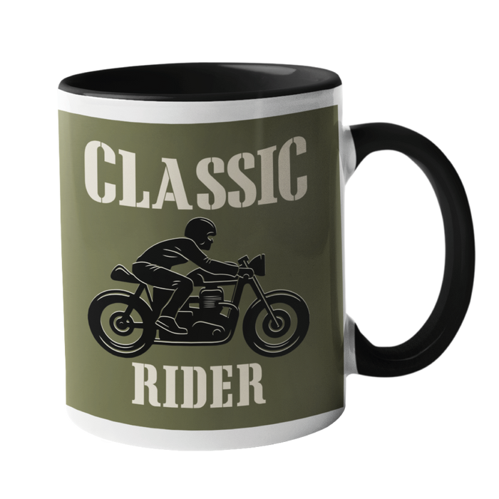 Classic Rider Motorbike Mug