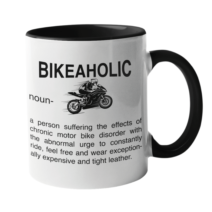 Bikeaholic Motorbikes Mug