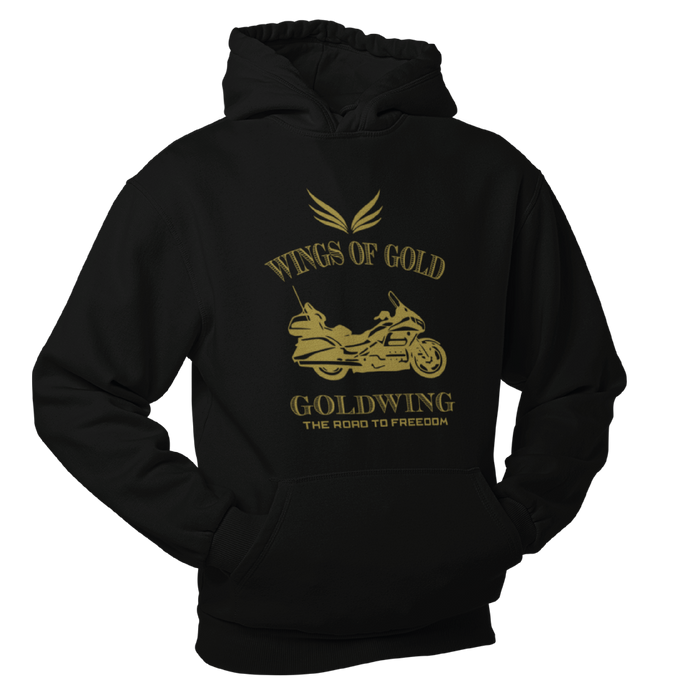 Wings of Gold, Gold wing Motorbike Humour Hoodie