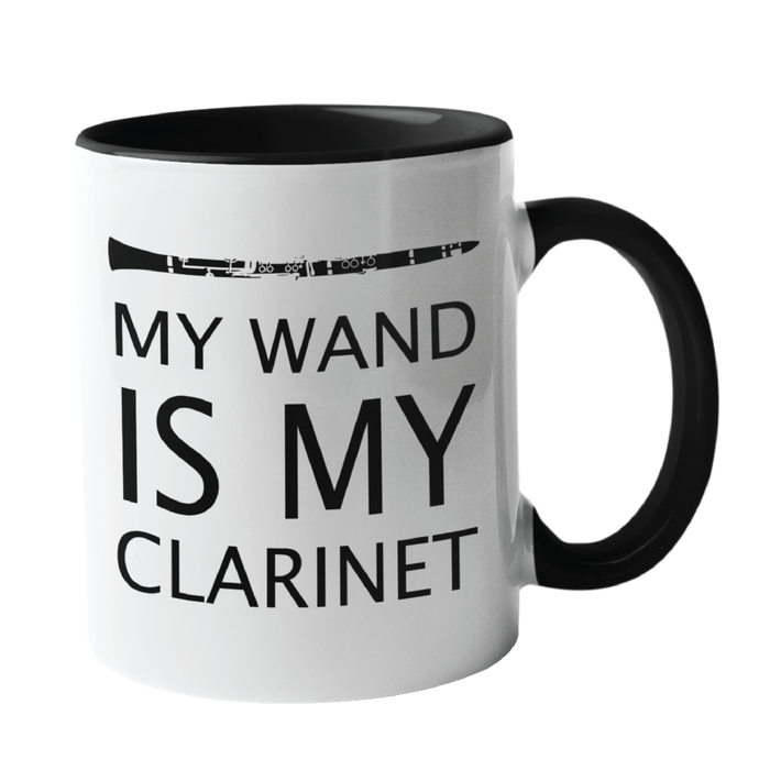 My Wand is my Clarinet Music Mug