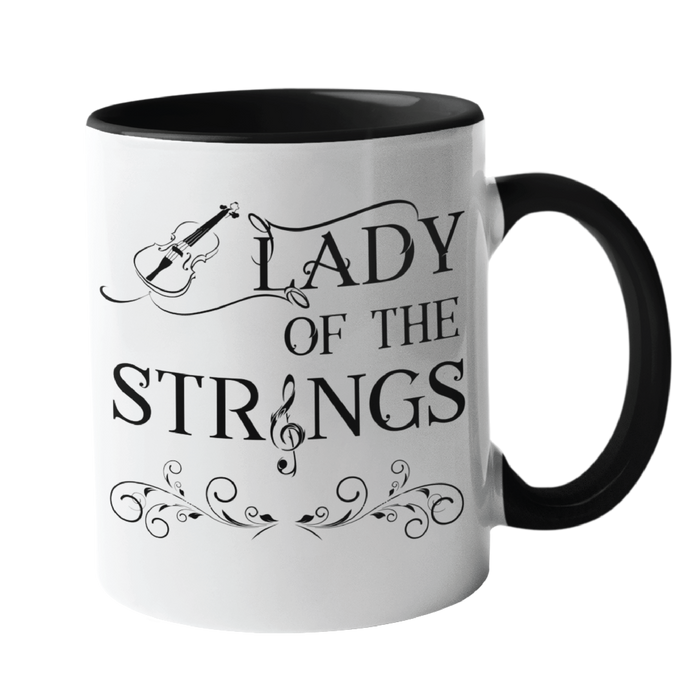 Lady of the Strings, Music Mug