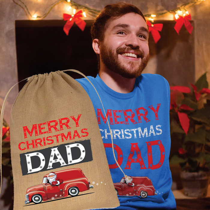 Merry Christmas Dad, Car Santa Sack