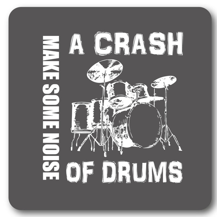 A Crash of Drums Music coaster