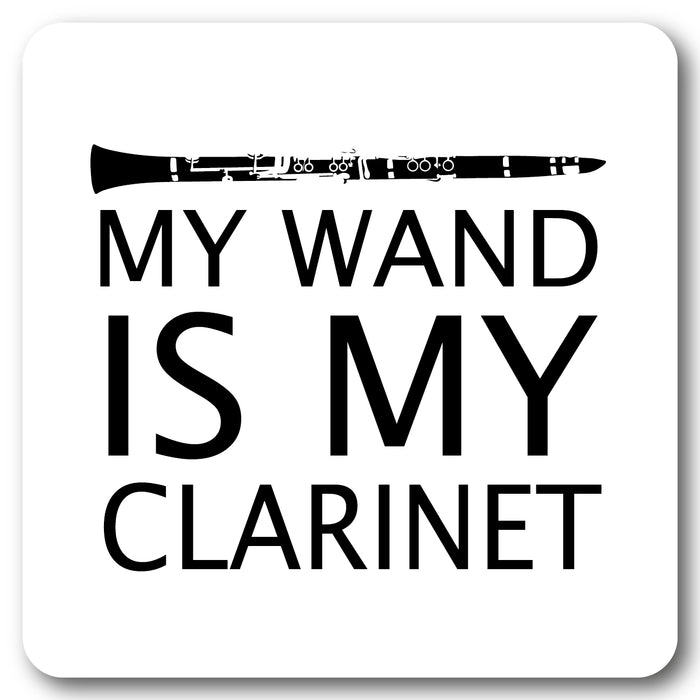 My wand is my Clarinet Music coaster