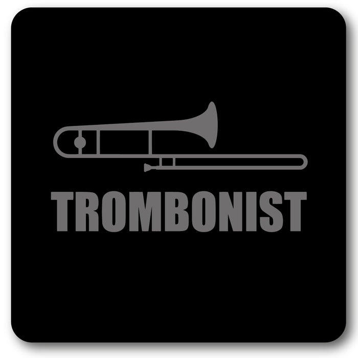 Trombonist Music coaster