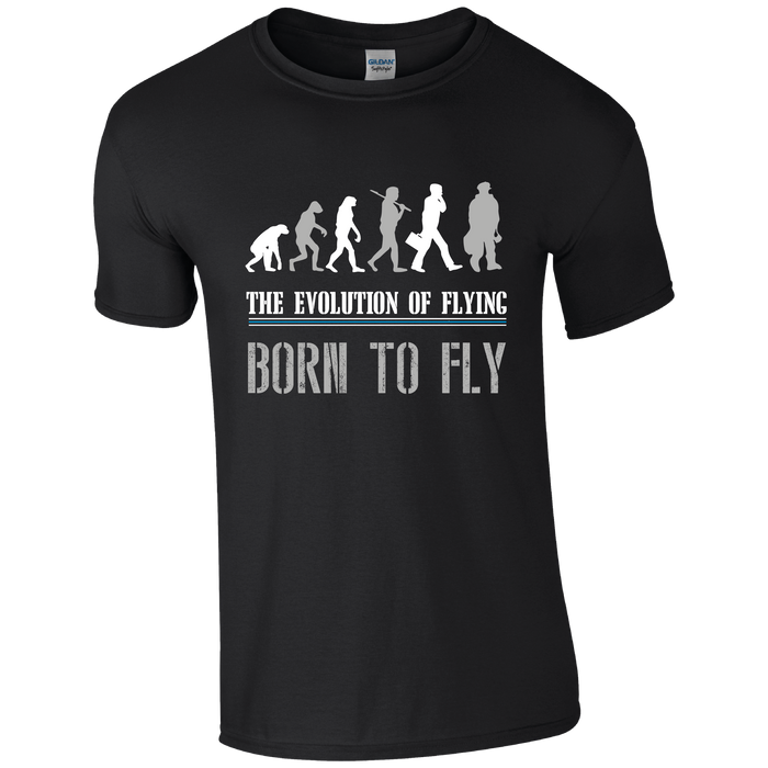 The Evolution of Flying, Born to Fly T-shirt