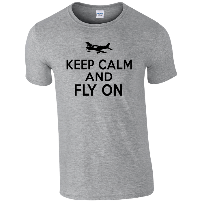 Keep Calm and Fly On Pilot Humour T-shirt