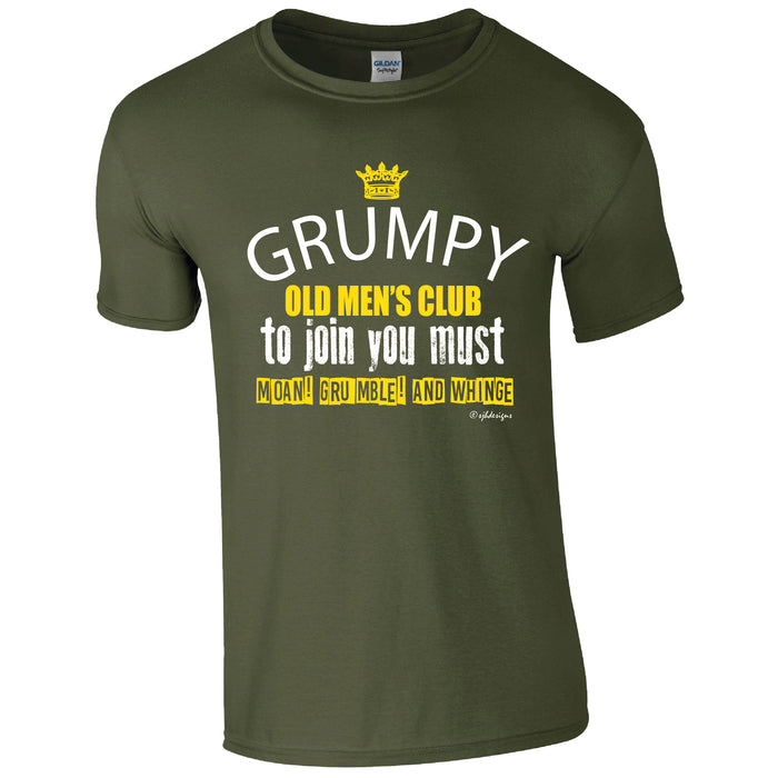 Grumpy old men's club Humour T-shirt