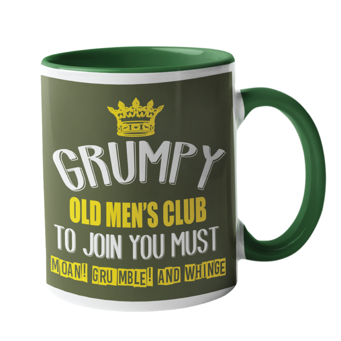 Grumpy Old Men's Club Humour Mug