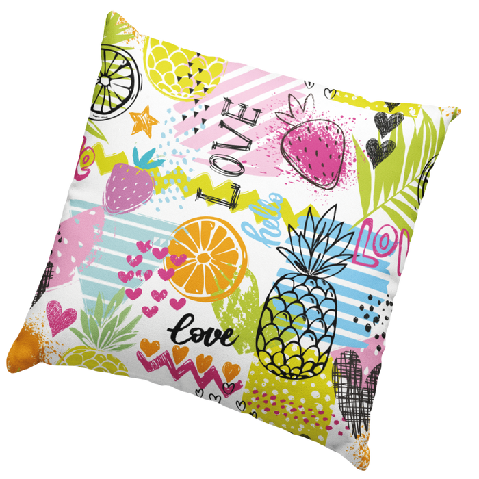 Pineapple  & Tropical Cushion
