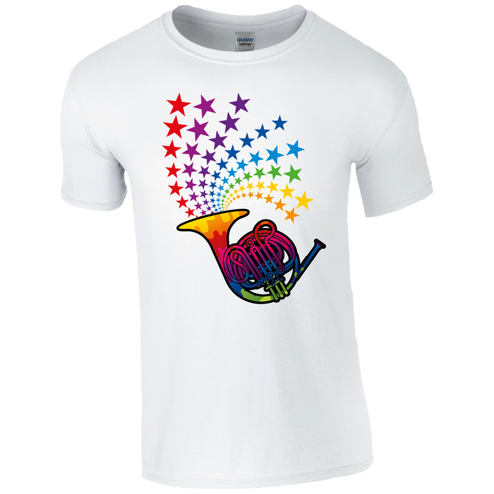 French Horns Rainbow T-Shirt