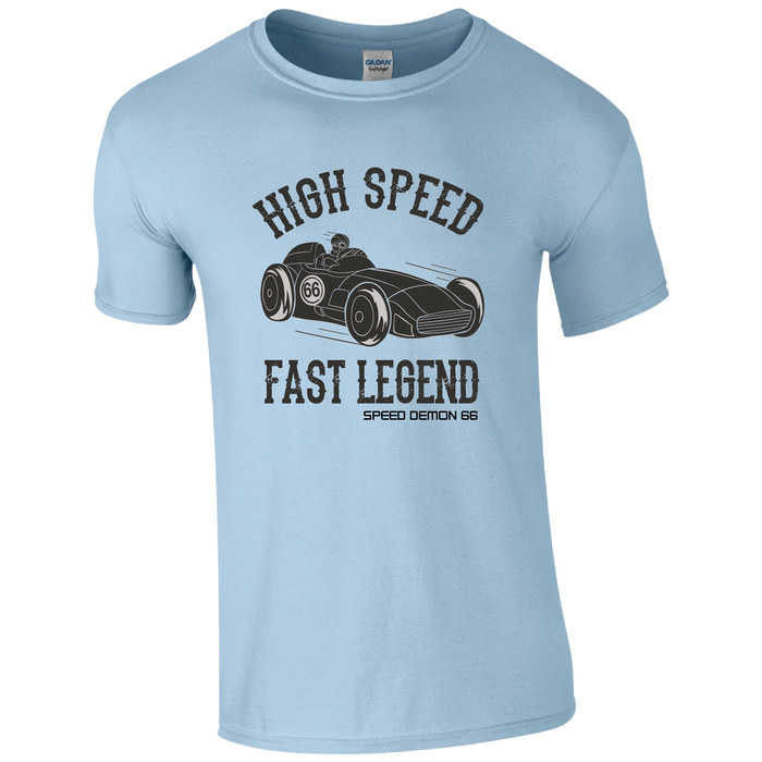 High Speed Fast Legend Motor Racing T-shirt