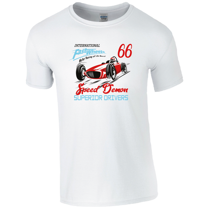 Fast wheels 66 Speed Demon Racing T-shirt