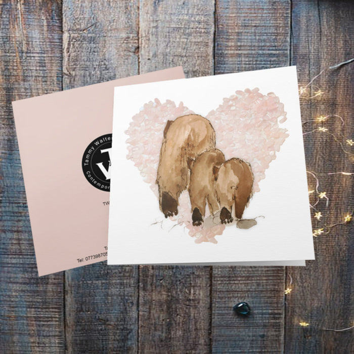 Bear Heart Greeting Card