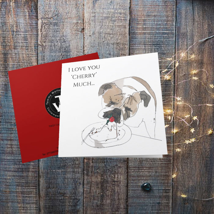 I love you cherry much Greeting Card