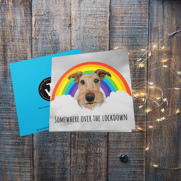 Somewhere over the lockdown Greeting Card