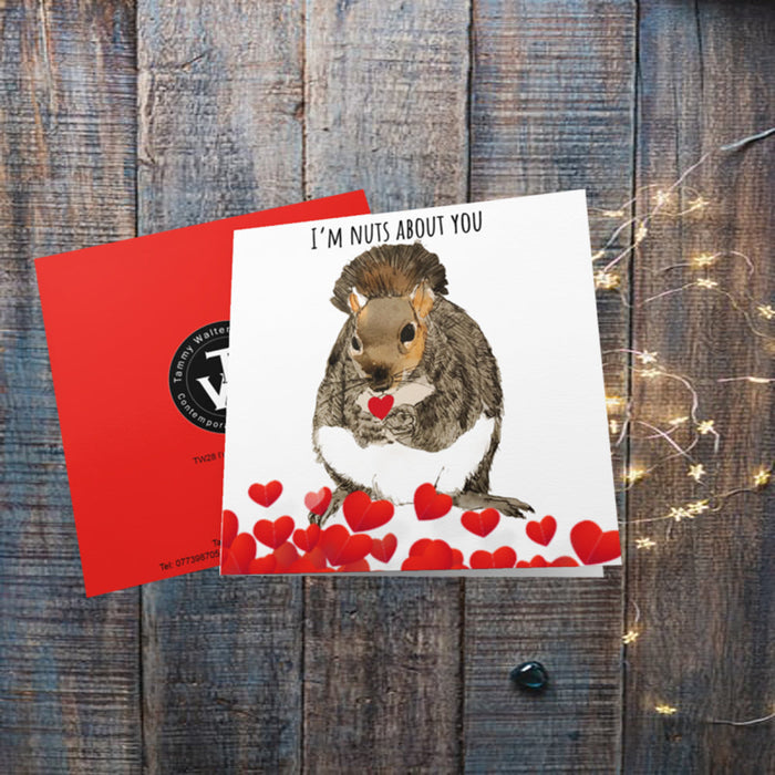 I'm nuts about you Greeting Card