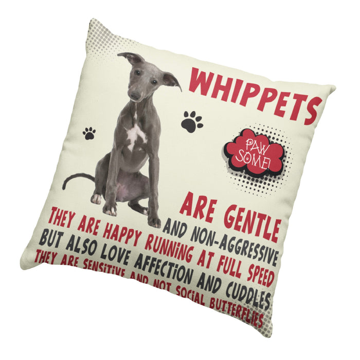 Whippet Dog Cushion