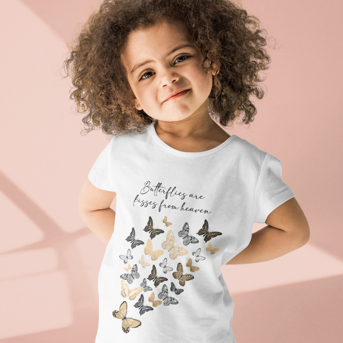 Butterfies are kisses from heaven T-shirt for Adults and kids