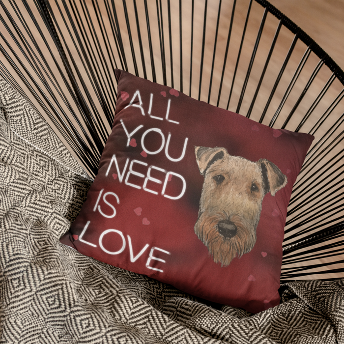 All you need is love and an Airedale Cushion