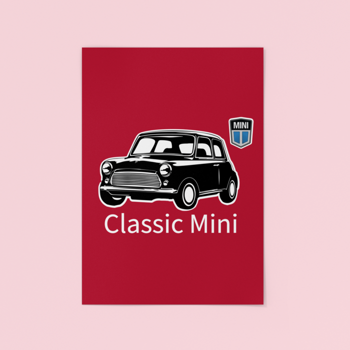 Classic Mini A3 Tin Sign