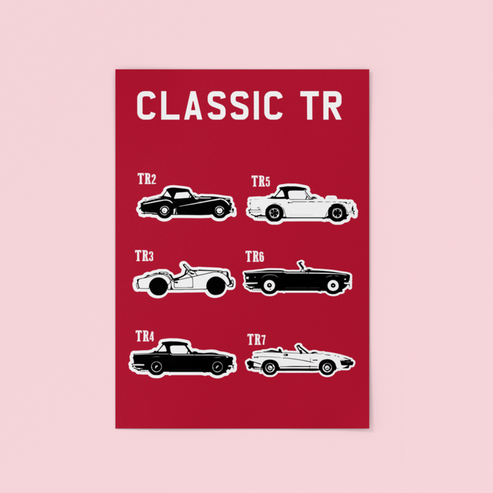 Classic TR A3 Tin Sign