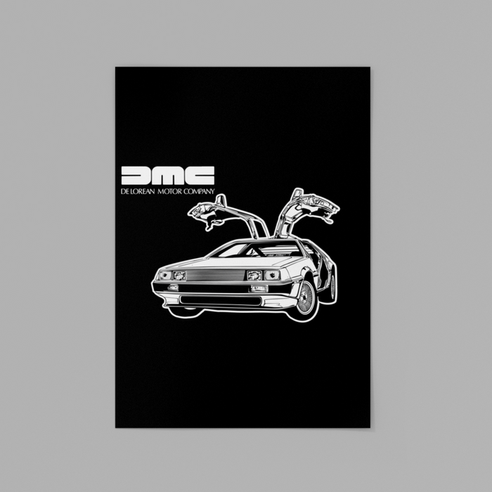 Delorean Motor Company A3 Tin Sign