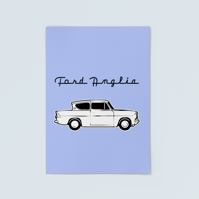 Ford Anglia A3 Tin Sign