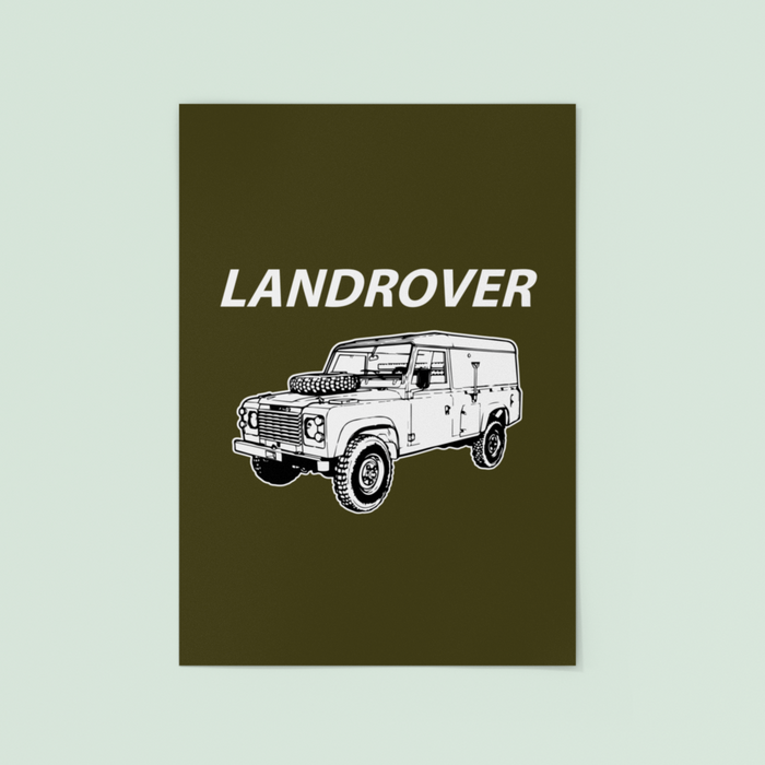 Landrover A3 Tin Sign