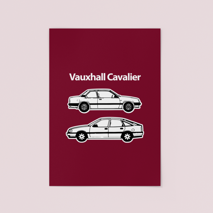 Vauxhall Cavalier A3 Tin Sign