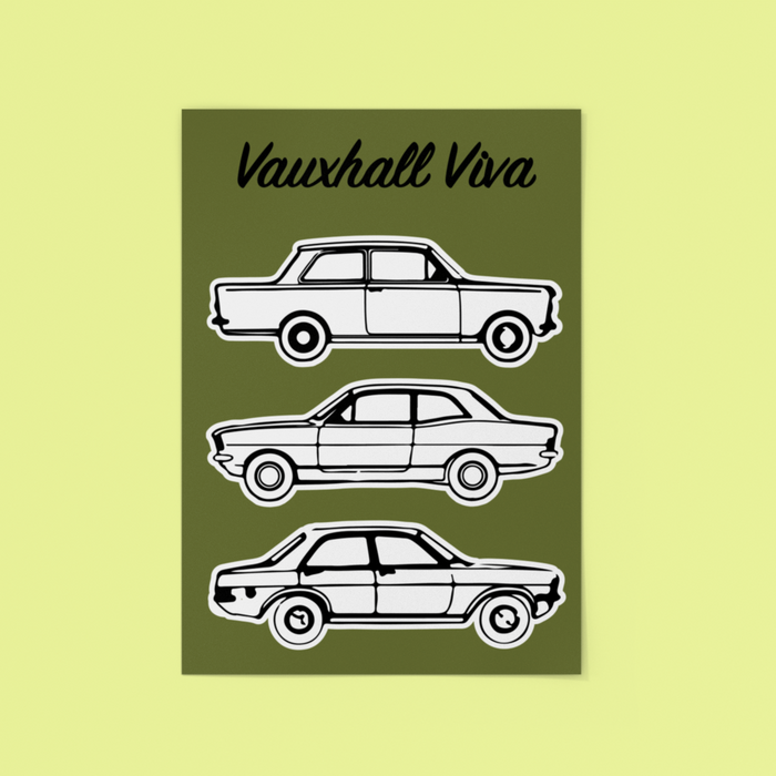 Vauxhall Viva A3 Tin Sign