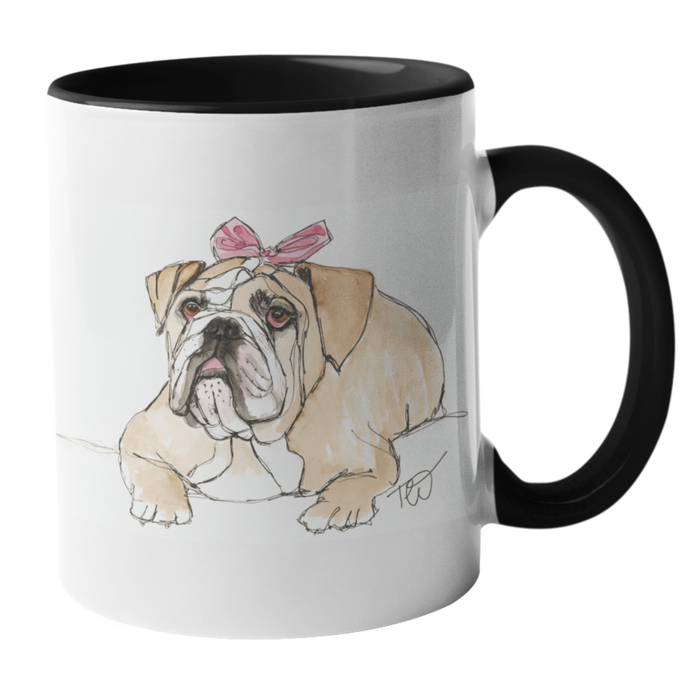 Female Bulldog Mug