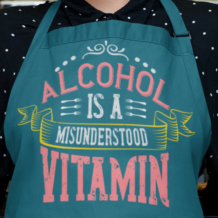 Alcohol is a misunderstood vitamin Apron