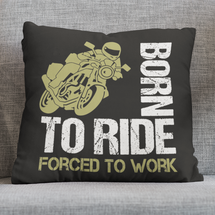Born to Ride Motorbike Cushion