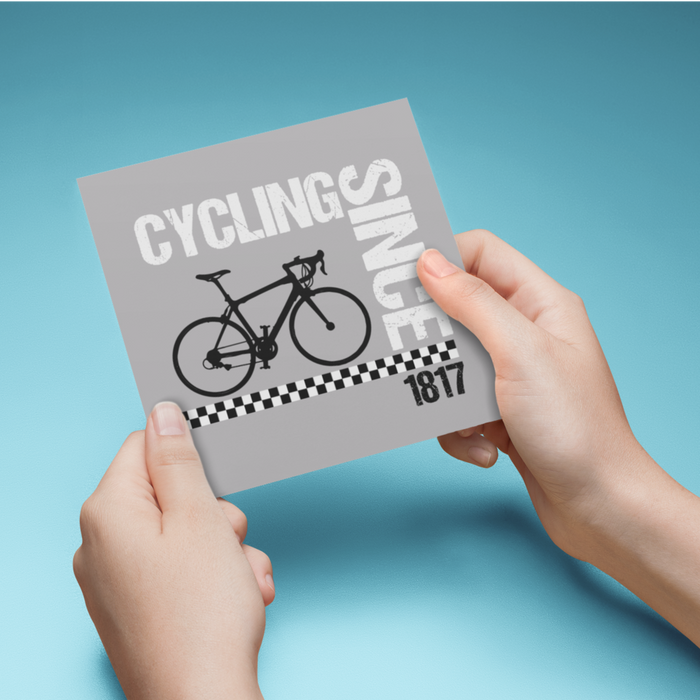Cycling Since 1817 Greeting Card